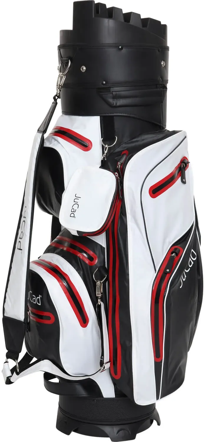 JuCad Cartbag Manager Dry, schwarz/weiß/rot