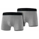 Erima Basic Boxershorts grau melange XL 2er Pack