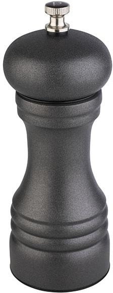 Preisvergleich Produktbild APS Pfeffermühle -GUNMETAL-Ø 6 cm, H: 15,5 cm