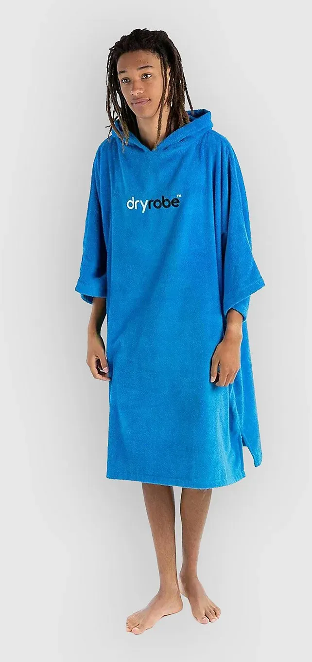 Dryrobe Towel Robe Organic Cotton Surf Poncho cobalt blue Gr. L