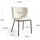 Kave Home 2er Set Kave Home Stuhl Ciselia Stoff Weiß