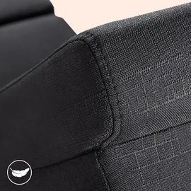 CASARIA Relaxliege London Anthrazit Webstoff