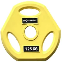 Sport-Thieme Hantelscheibe PU für Pumpset, 1,25 kg, Pastellgelb