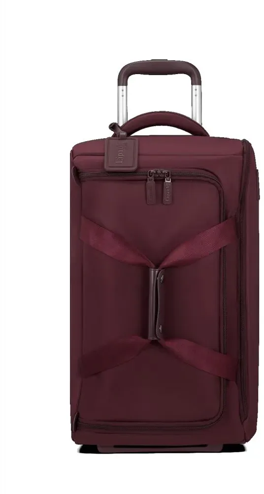 Lipault Foldable Plume Cabin Duffle/Wh 55cm Bordeaux Reisetasche mit Rollen Weichgepäck