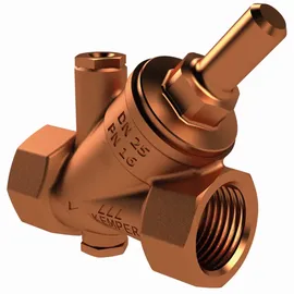 Kemper Freistrom-Rückflussverhinderer 1950202000 DN 20, Rp 3/4, PN 16, Rotguss, mit Entleerstopfen