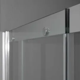 Kiamami Valentina Duschkabine mit Tür 70 x 120 cm Transparent 6 mm