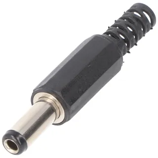 goobay DC-Stecker mit Knickschutz - Lötmontage