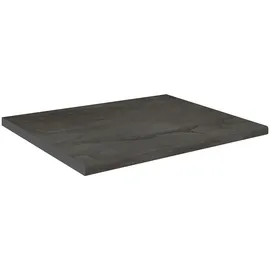 VCM Arbeitsplatte Esilo 80 x 2,8 x 60 cm anthrazit
