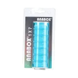 ANABOX Distributeur de médicaments 1x7 Turquoise Accessoire(S) 1 pc(s)