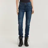 G-Star Ace 2.0 Biker Slim Straight Wmn«, Gr. 28 Länge 30, worn in blizzard, Damen - 28-30