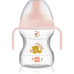 MAM Learn to Drink Cup Trainingsbecher mit Griffen Girl 190 ml