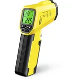 Trotec Infrarot-Thermometer BP17 – Laser Thermometer, Taupunkt Erkennung – Messbereich -50°C bis +380°C, Pyrometer