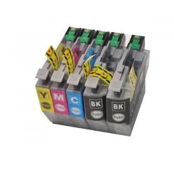 5x Tintenpatronen kompatibel f. DCP-J1050DW  ersetzt Brother LC-421XL und LC-421 Tintenpatronen