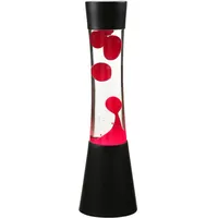 Licht-Erlebnisse Lavalampe Rot Schwarz 39 cm