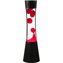 Licht-Erlebnisse Lavalampe Rot Schwarz 39 cm