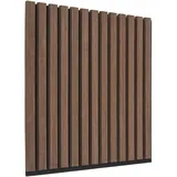 House Nordic Akustikpaneel Walnuss 2 St. 52 x 52 x 2,2 cm