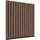 House Nordic Akustikpaneel Walnuss 2 St. 52 x 52 x 2,2 cm