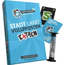 DENKRIESEN SL7014 Stadt Land Vollpfosten® - Extrem - PARTY EDITION - Jetzt geht’s rund.