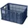 Basil Crate L Fahrradkiste blau