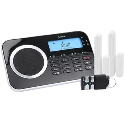 OLYMPIA Protect 9730 drahtlose GSM Alarmanlagen-Set, Schwarz