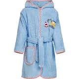 Playshoes Frottee-Bademantel Bagger blau,