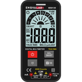 Enovalab SMART TrueRMS Digital-Multimeter MS0130 Slim Design, 2.000 Counts