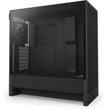 NZXT H5 Flow - Compact ATX Mid-Tower PC Gaming Case - High Airflow - 2 x 120mm Fans Included - 360mm Front & 240mm Top Radiator Support - Cable Management System - Tempered Glass - Black