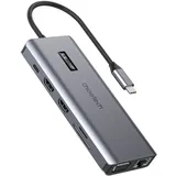 CHOETECH HUB-M26-GY Usbc / Grau