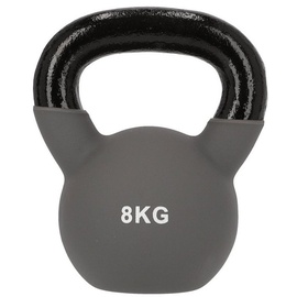ENDURANCE Kettlebell, mit 8 kg Gewicht grau|schwarz