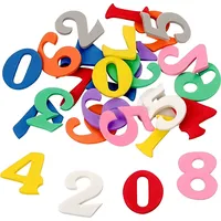 Brunnen Moosgummi-Set Zahlen 2 cm 30 Stück mehrfarbig