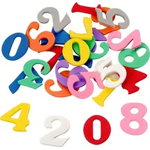 Brunnen Moosgummi-Set Zahlen 2 cm 30 Stück mehrfarbig