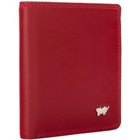Braun Büffel Damen Geldbörse aus echtem Leder Golf 2.0 - Hochformat - Portemonnaie für Frauen - 6 Kartenfächer - Rot