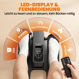 sportnow Mini Ellipsentrainer Schwarz