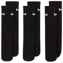 Nike Everyday Cushioned Crew-Trainingssocken Black/White 38-42