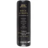 JRL PROFESSIONAL Halskrause 5 Rollen je 100 Streifen (Schwarz)