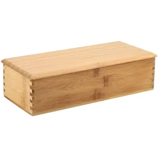Besteckkasten aus Holz mit Deckel, Kleiner Schubladen-Organizer, Küchenbesteck-Organizer in der Schublade für Löffel, Utensilien-Organizer, Essstäbchen-Box, Behälter für Küchenarbeitsplatte