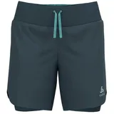 Odlo Damen X-Alp Trail 6 Inch 2-In-1 Short schwarz