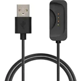 kwmobile USB Kabel Charger kompatibel mit OnePlus Watch 2 / Watch 3 Ladekabel - Smart Watch Ersatzkabel - Fitnesstracker Aufladekabel in Schwarz