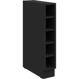 Küchen-Preisbombe Unterschrank Regal 15 x 0 x 0 cm Schwarz