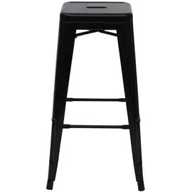 Proregal Barhocker 43 x 77 x 43 cm Schwarz