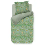 Pip Studio Saluti Piccoli Green DE UV 135x200, 1 Bettbezug, 1 Kissenbezug