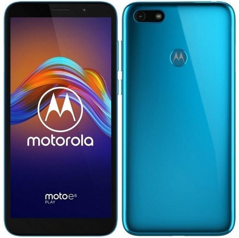 Motorola Motorola Moto E6 Play XT2029-2 32GB Ocean Blue + Handy (13,97 cm/5,5 Zoll, 32 GB Speicherplatz, 13 MP Kamera) blau