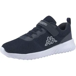 Sneaker KAPPA, Gr. 27, blau (navy), Synthetik, Textil, unifarben, sportlich, Schuhe, mit Klettverschluss für Kinder