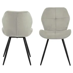 Petri Esszimmerstuhl beige, schwarz.
