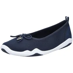 Ballerina, Slip-on Sneaker, Slipper, Schlupfschuh in veganer Verarbeitung, Gr. 38, dunkelblau, , 41776662-38