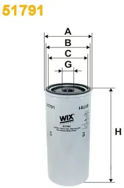 WIX FILTERS 51791 für Volvo Ford RENAULT TRUCKS
