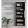 mokebo Der Kapitän Hochschrank 65 x 180 cm Anthrazit Schwarz Holz