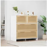 stilvora Kommode 80 x 80 x 38 cm Weiß