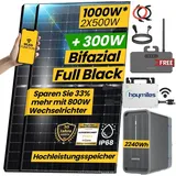 EPP.Solar Balkonkraftwerk mit Speicher 2,24 kWh Marstek B2500-D Speicher mit HMS 800W WIFI Wechselrichter Smart Mini Anlage