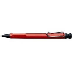 LAMY Kugelschreiber safari rot Schreibfarbe blau, 1 St.